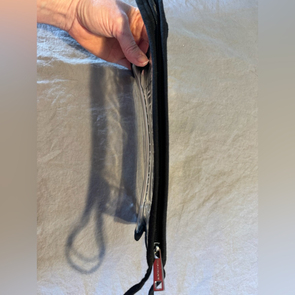 Kendall & Kylie Transparent Pouch with Black Accents - Picture 4 of 10